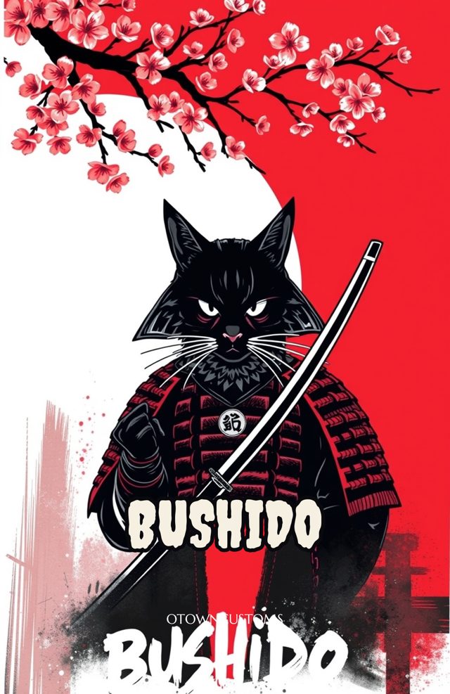 Samurai Cat Warrior
