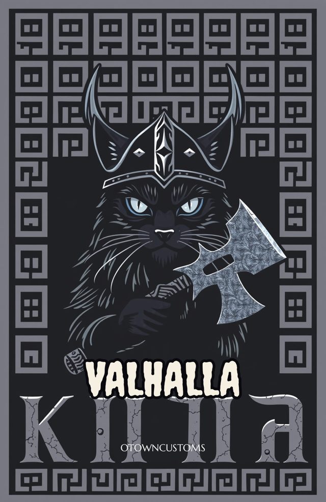 Cat Viking Longship