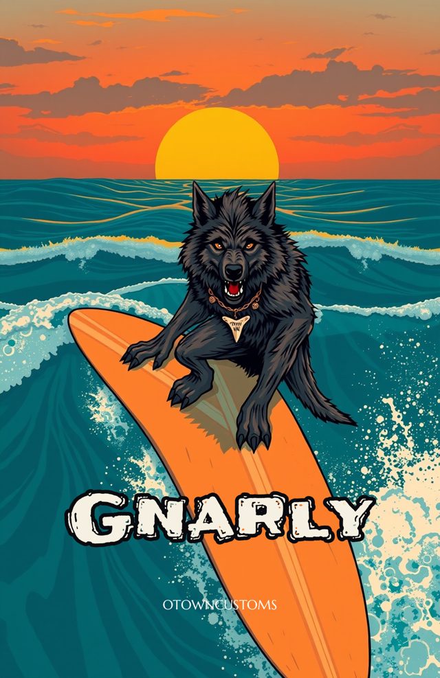 Surfer Werewolf