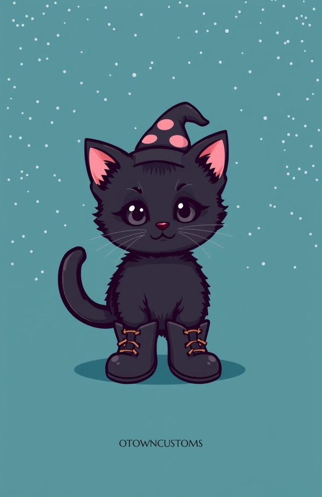 Creepy Kitten in Boots