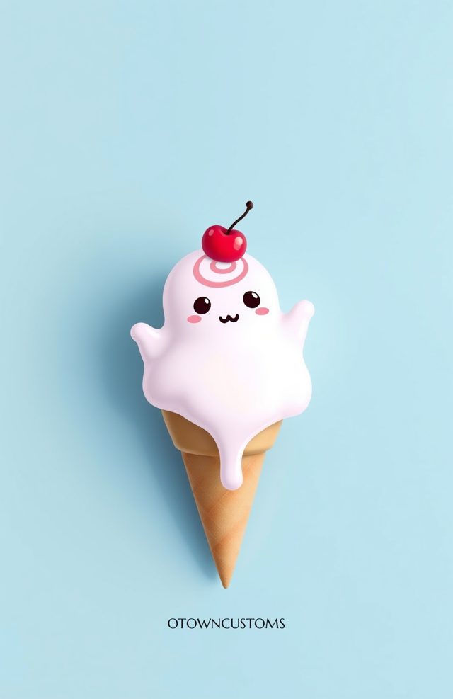 Spooky Ice Cream Cone