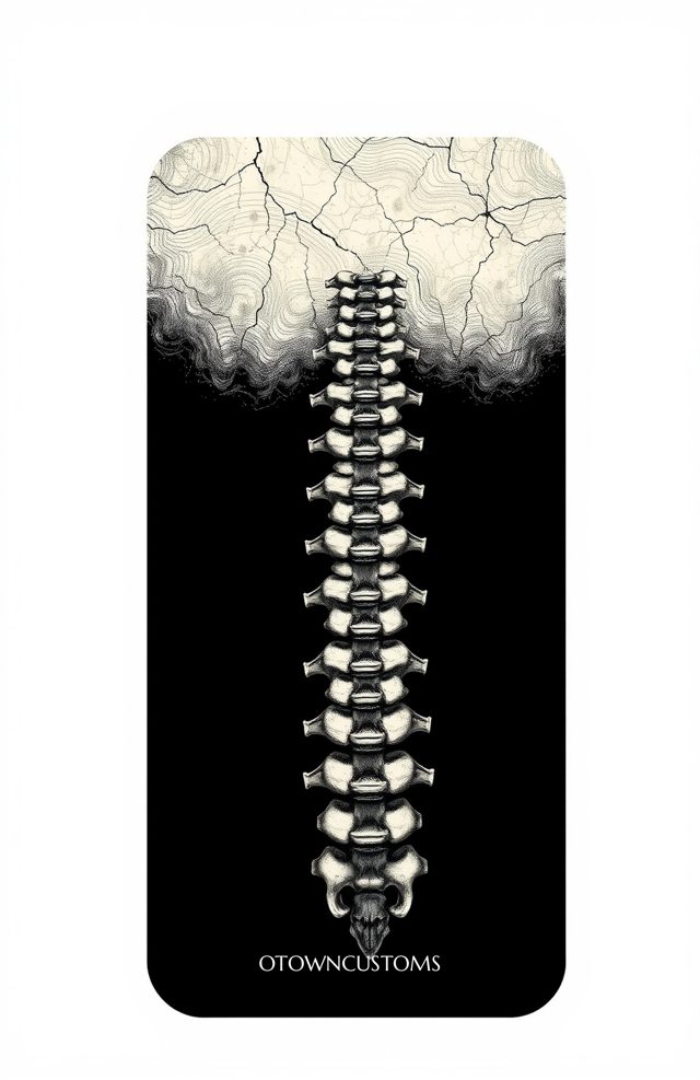 Skeletal Vertebrae Elegance