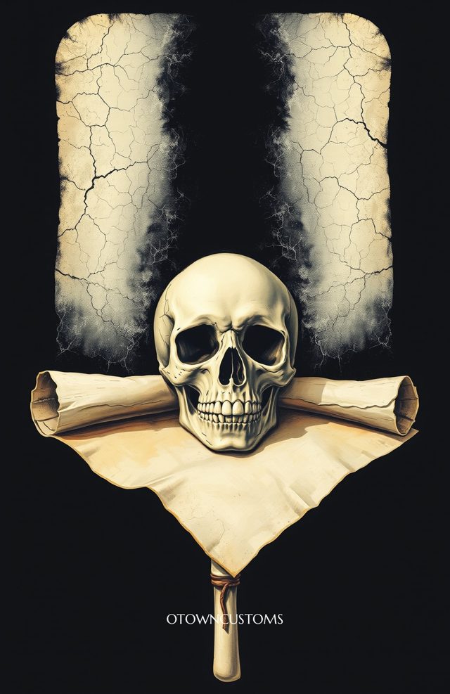 Skull with Scroll