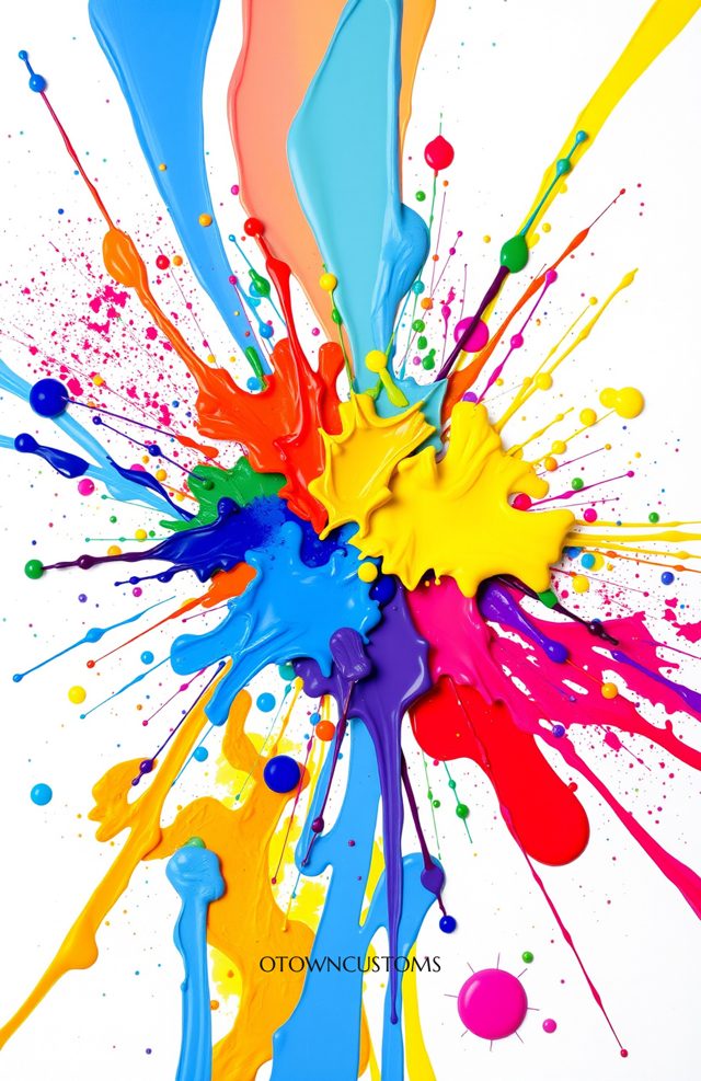 Abstract Paint Splash