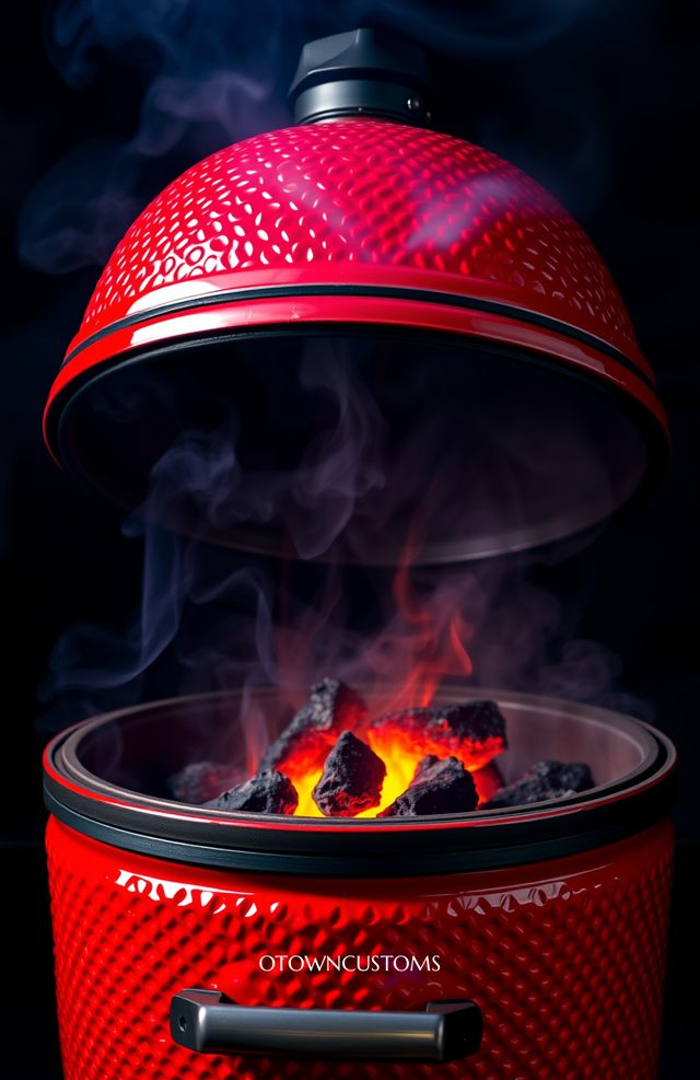 Glowing Kamado Grill
