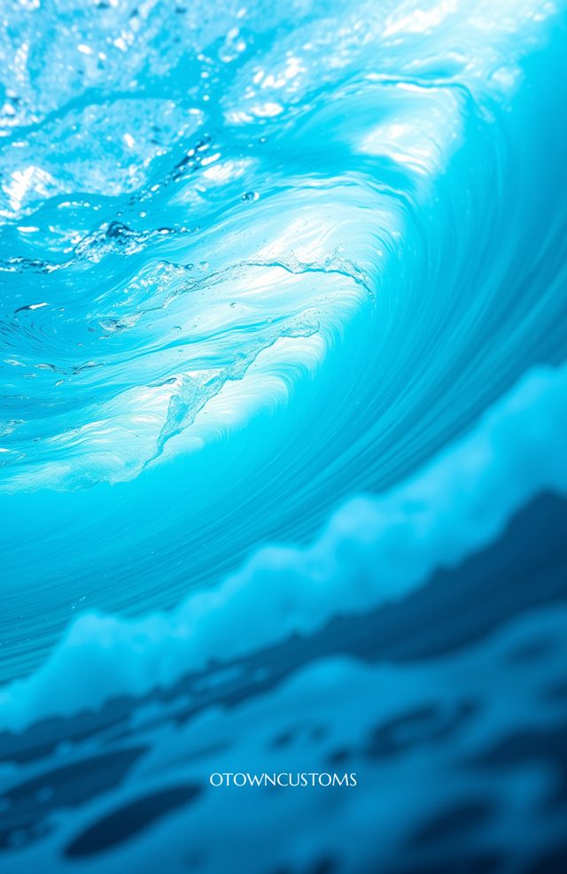 Turquoise Ocean Wave