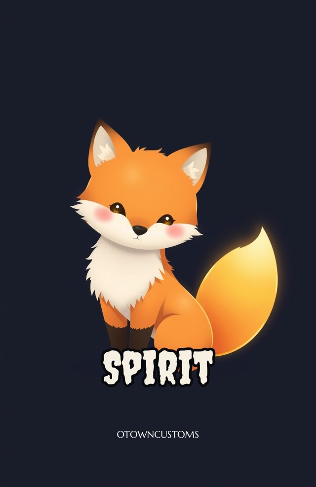 Cute Spooky Phone Case: Spectral Fox