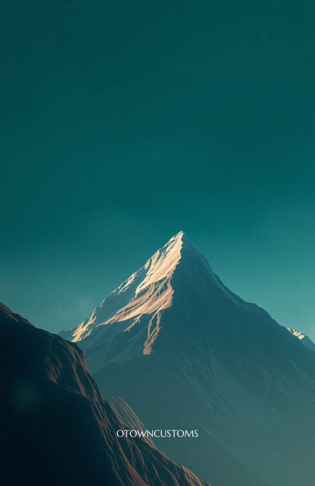 Mountain Peak Serene Retro Motorsport