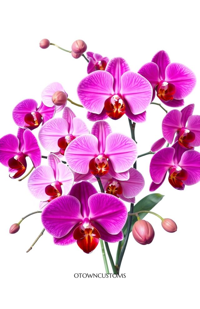 Realistic Exotic Orchid Floral Elegance