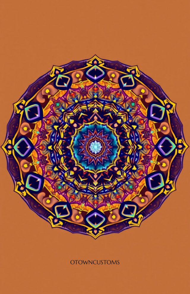 Mandala Art Cosmic Geometric