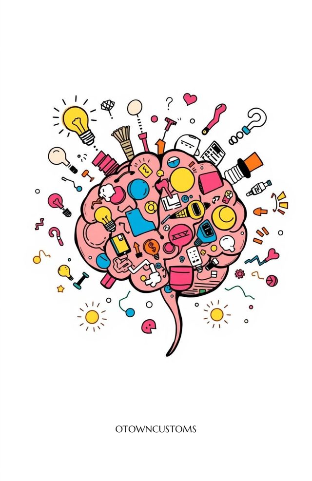 Overthinking Again Quirky Mental Health Doodle Art Phone Case For iPhone Samsu