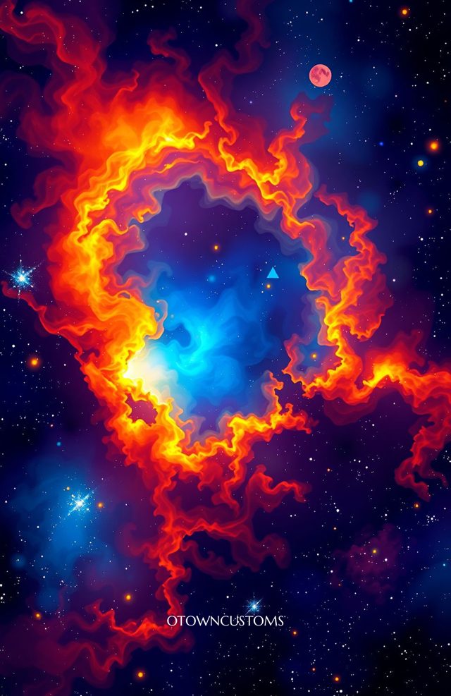 Cosmic Nebula Crab Remnant Stellar History