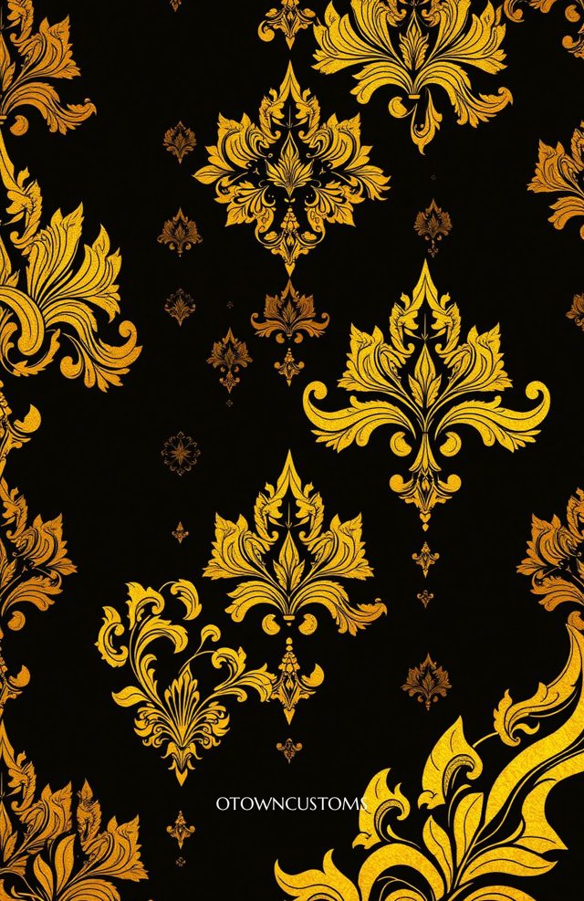 Ornate Baroque Thai Gilded Pattern