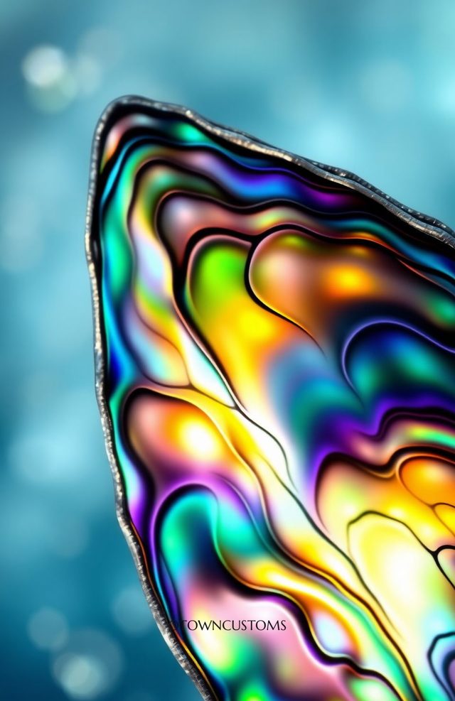 Liquid Iridescent Abalone Coastal
