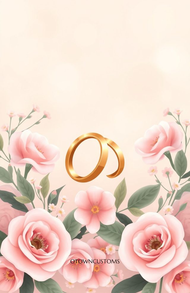 Soft Wedding Rings Romance Love