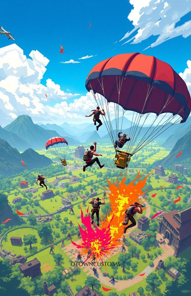 Battle Royale Drop Action