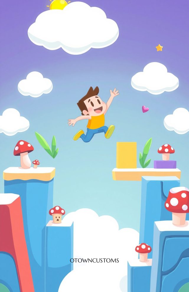 Cartoon Platformer Classic Gaming Fun
