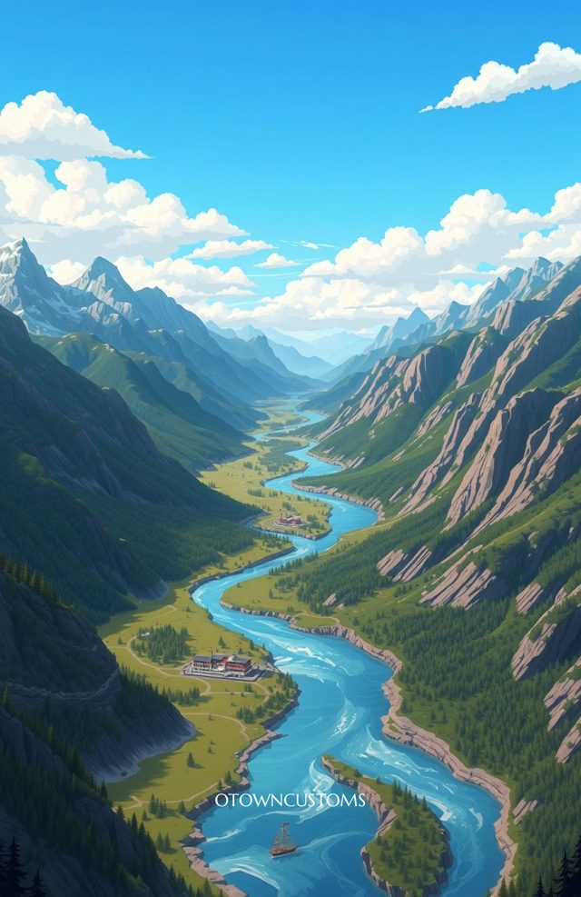 Open World Horizon Mountain Valley