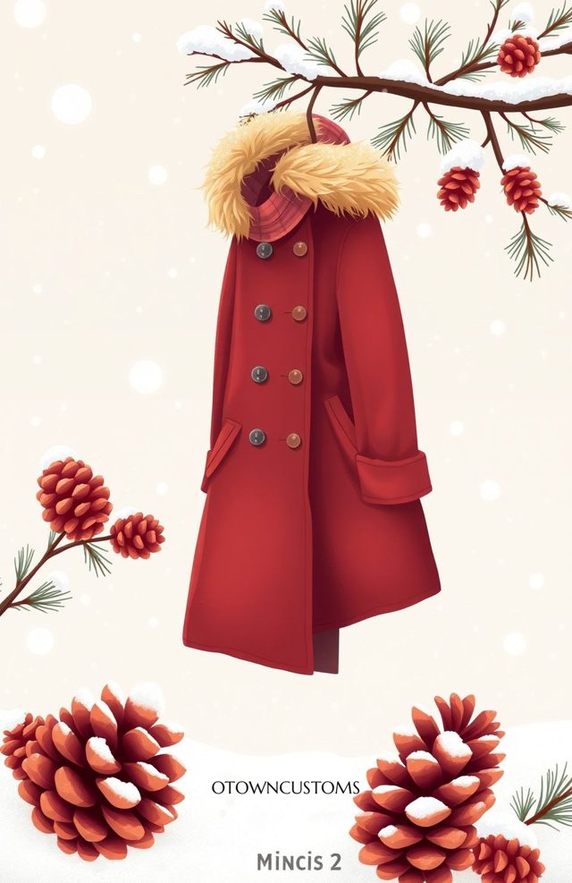 Seasonal Cozy Winter Coat Graphic