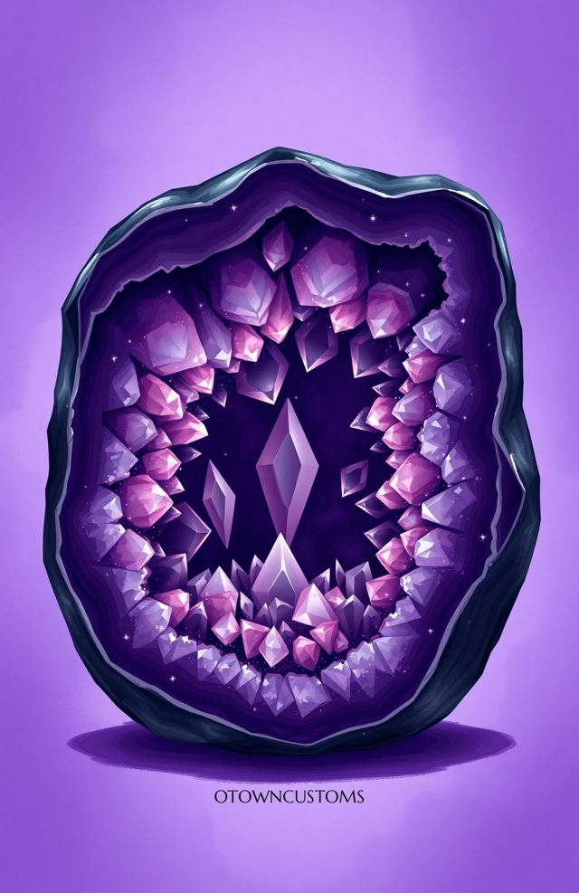 Geode Crystal Mystical Interior