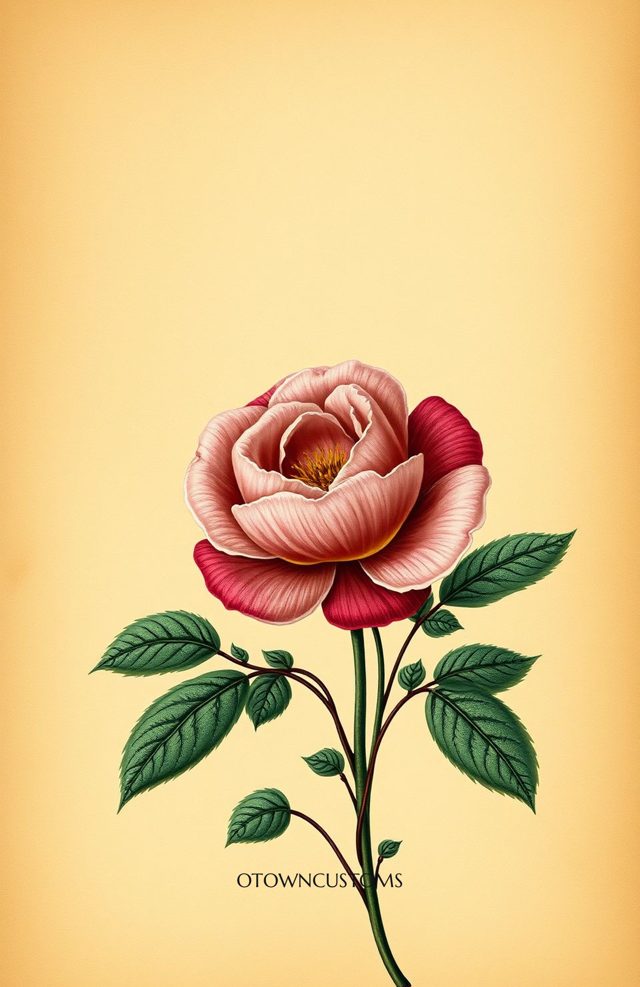 Vintage Botanical Illustration Floral