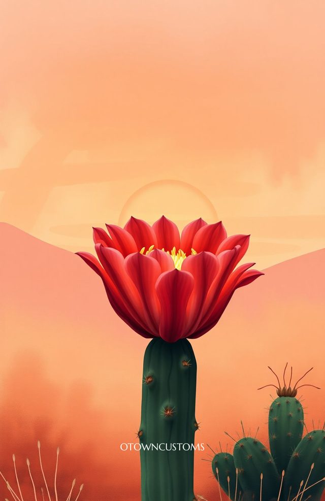 Desert Cactus Bloom