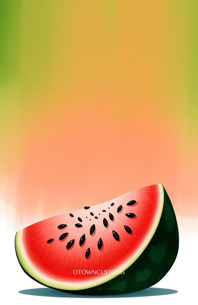 Juicy Watermelon Slice Fruit
