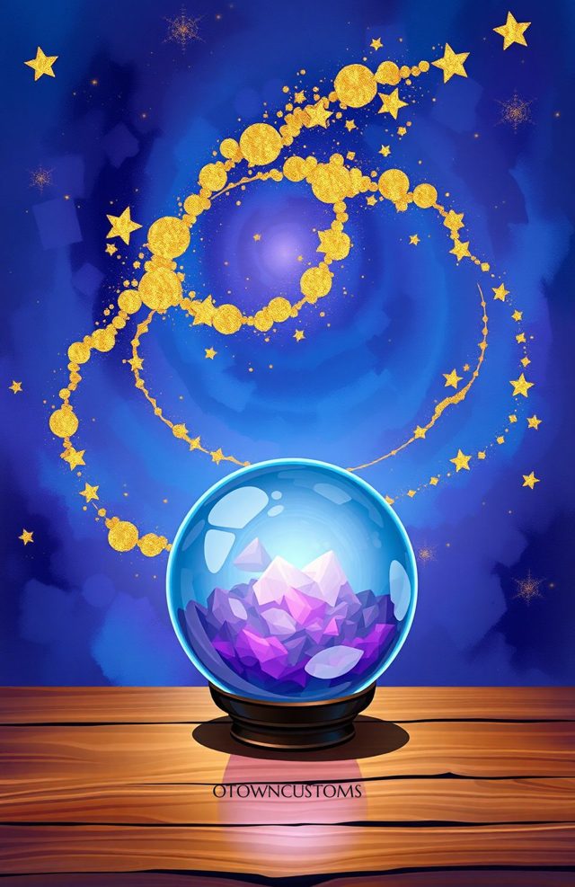 Enchanted Crystal Ball Gaze Digital Art