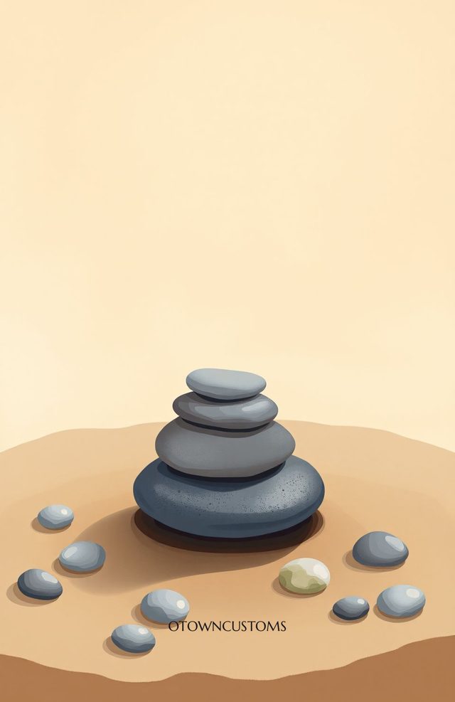 Zen Stone Garden Minimalist