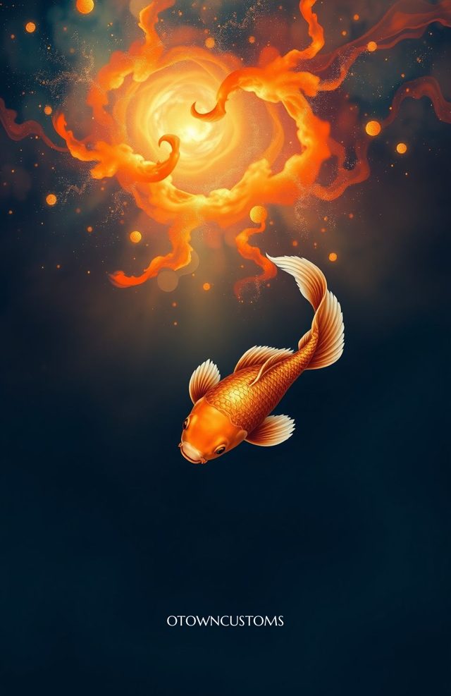 Ethereal Fantasy Cosmic Koi