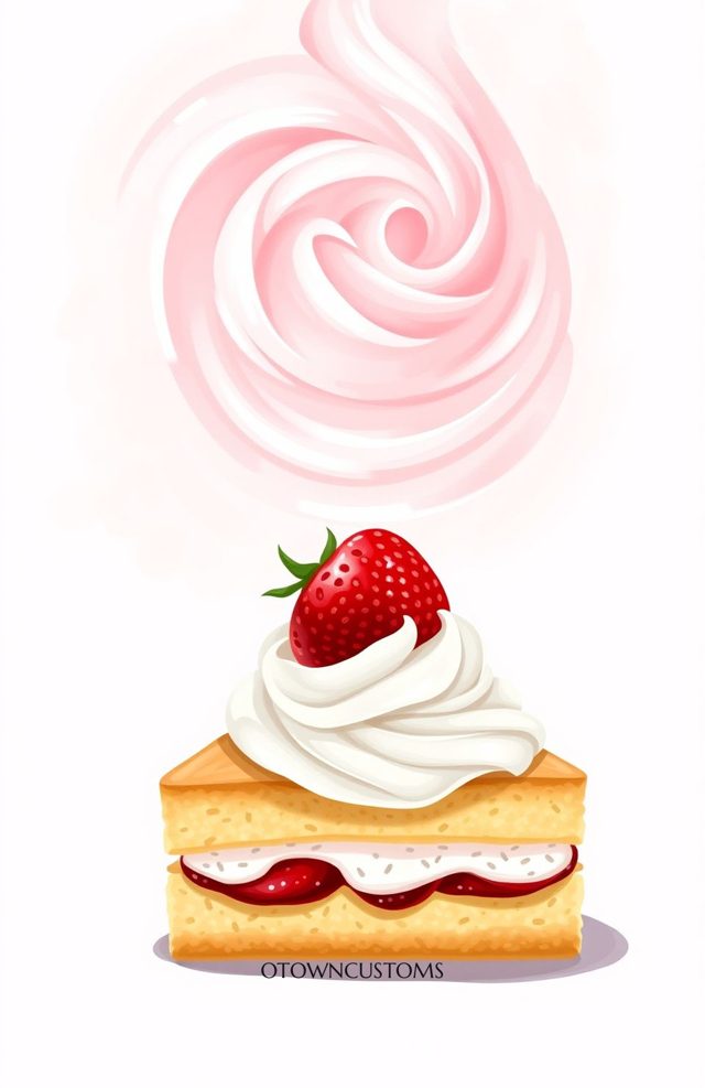 Strawberry Shortcake Food Art