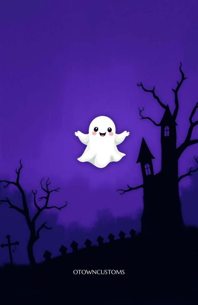 Spooky Cartoon Ghost