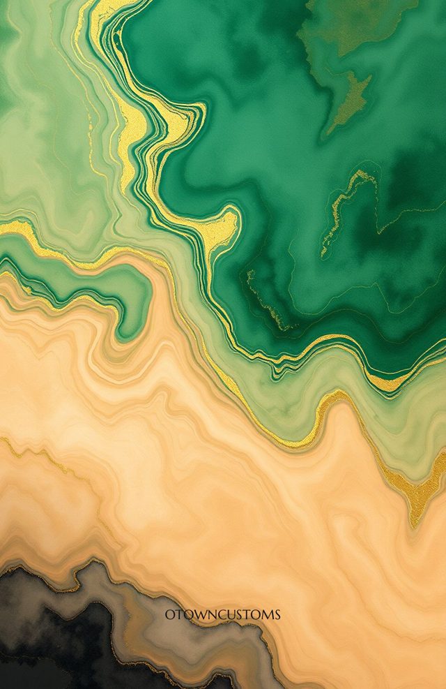 Abstract Marble Ink Swirl