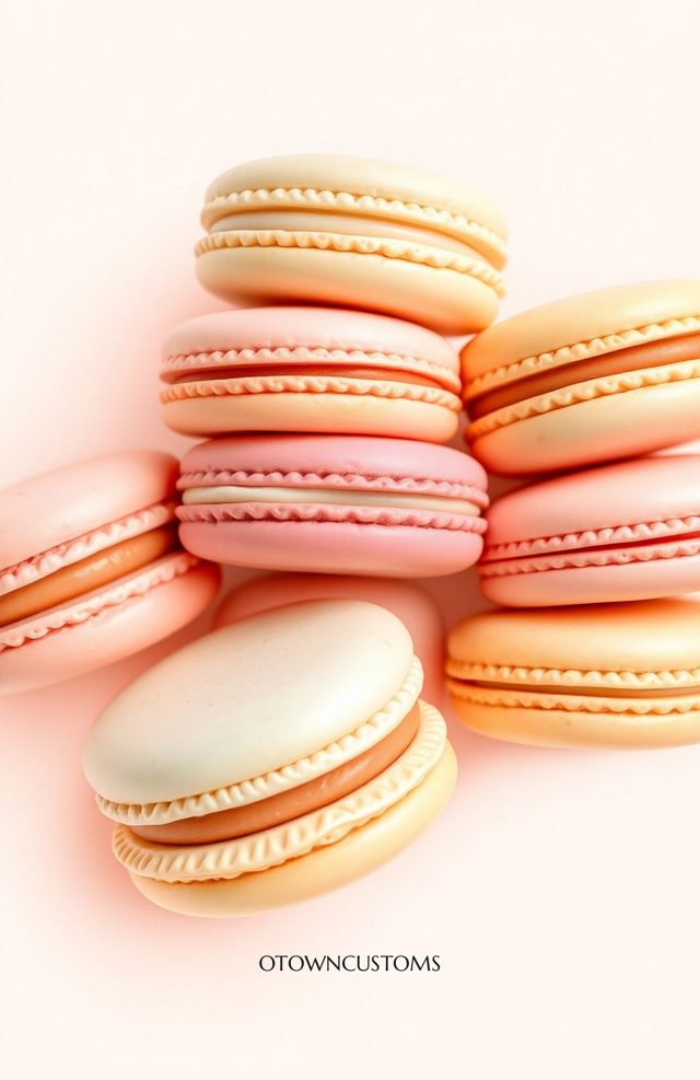 Pastel Macarons Delicious