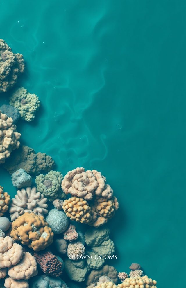 Deep Sea Coral Reef Abstract