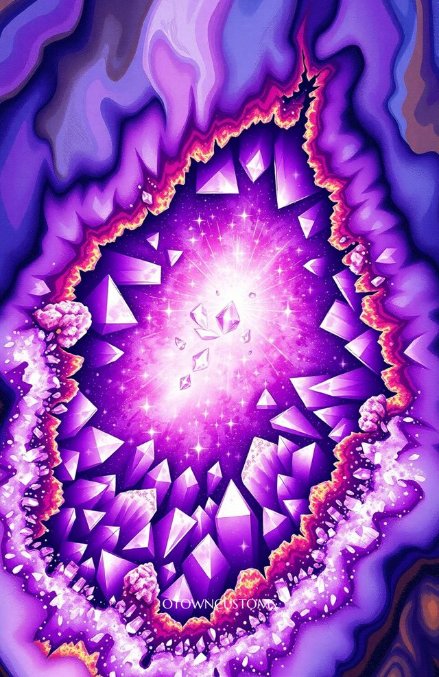 Sparkling Geode Crystal Magic