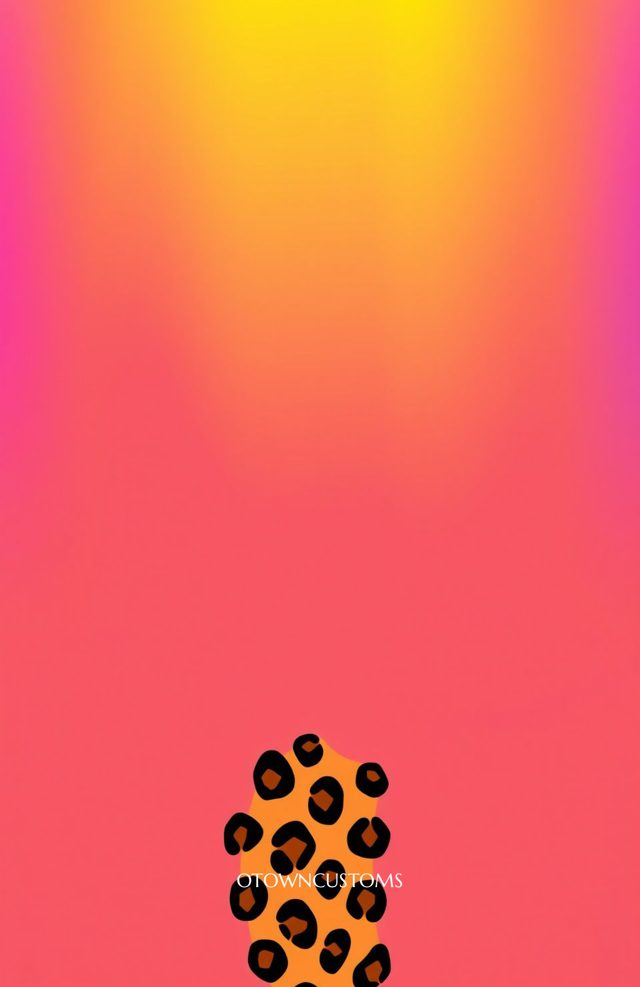 Leopard Print Rainbow Spots