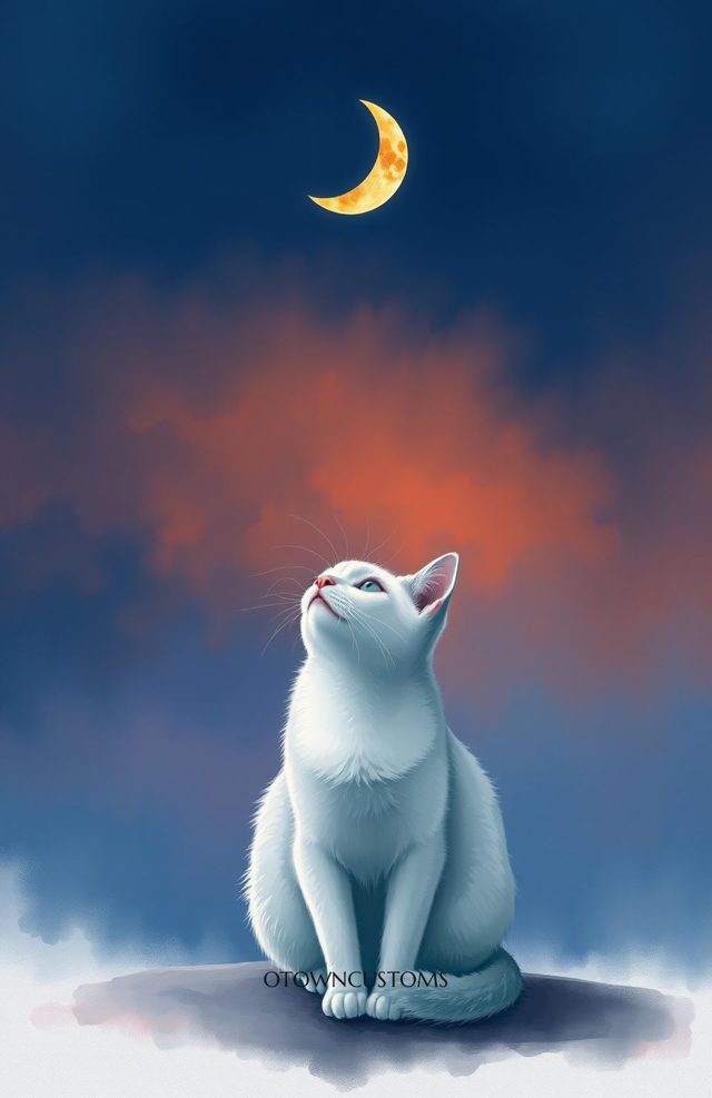 Mystical Crescent Feline