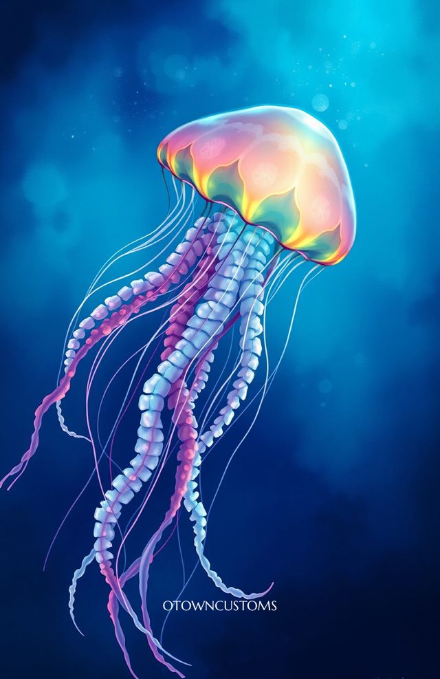 Luminous Jellyfish Dreams Digital Illustration