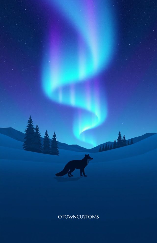 Minimalist Aurora Fox