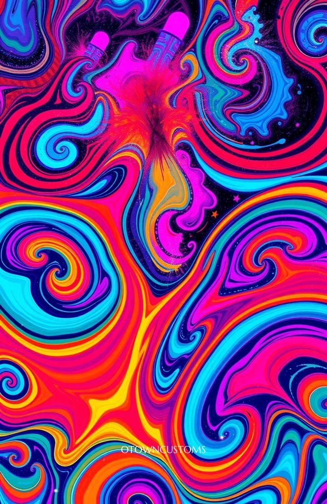 Psychedelic Abstract Swirls