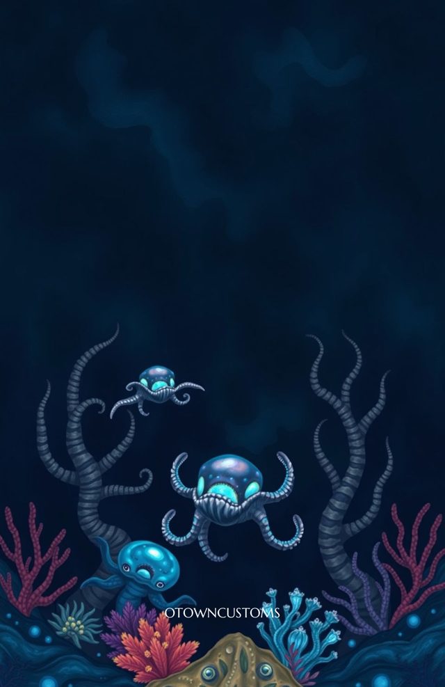 Underwater Bioluminescence Ocean Depths