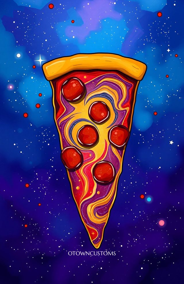 Psychedelic Space Pizza Galactic