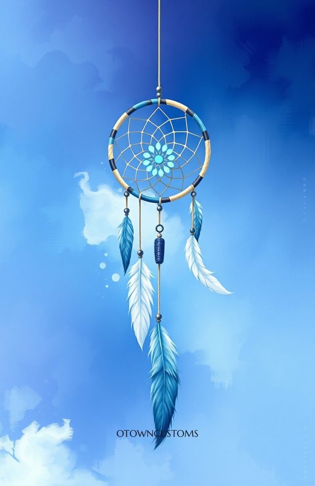 Boho Dreamcatcher Feathered Spirit Art