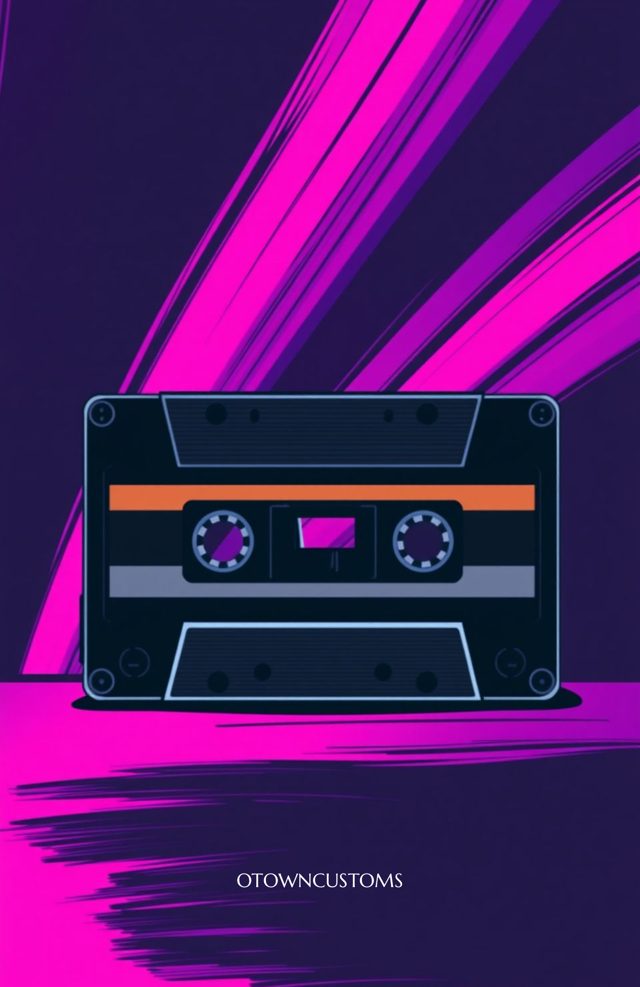 80s Cassette Tape Retro