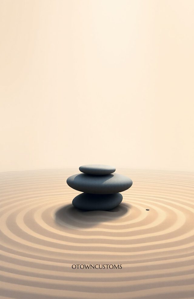 Zen Garden Peaceful Stones