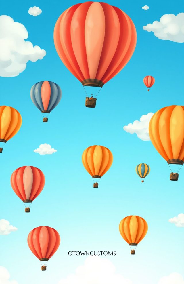 Whimsical Hot Air Balloons