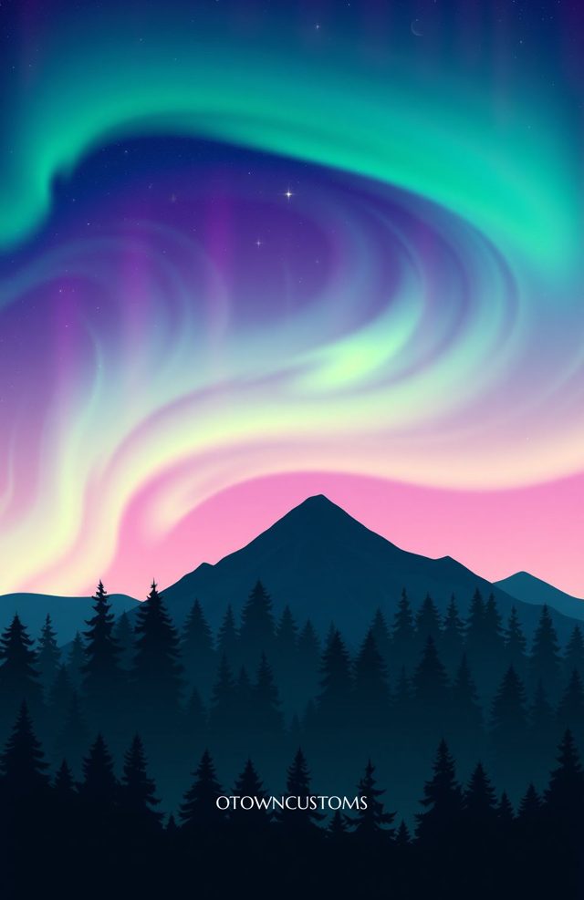 Aurora Borealis Minimalist