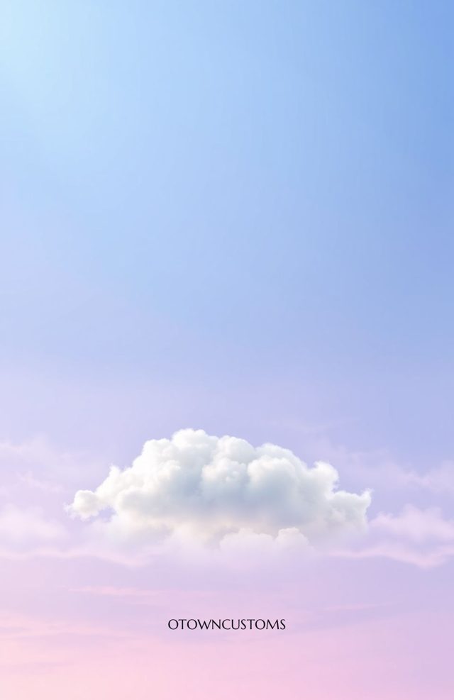 Dreamy Cloudscape Pastel Sky
