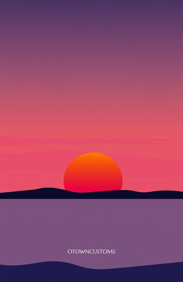 Retro Sunset Minimalist